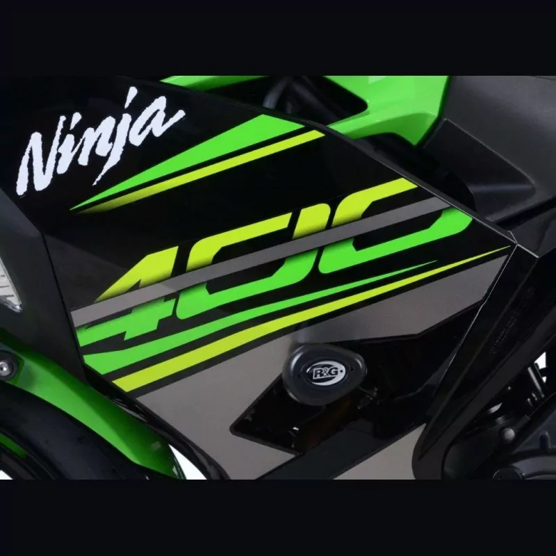 R&G Sturzpads "No Cut" Kawasaki Ninja 250 / 400 2018- / Z 250 / 400 2019-
