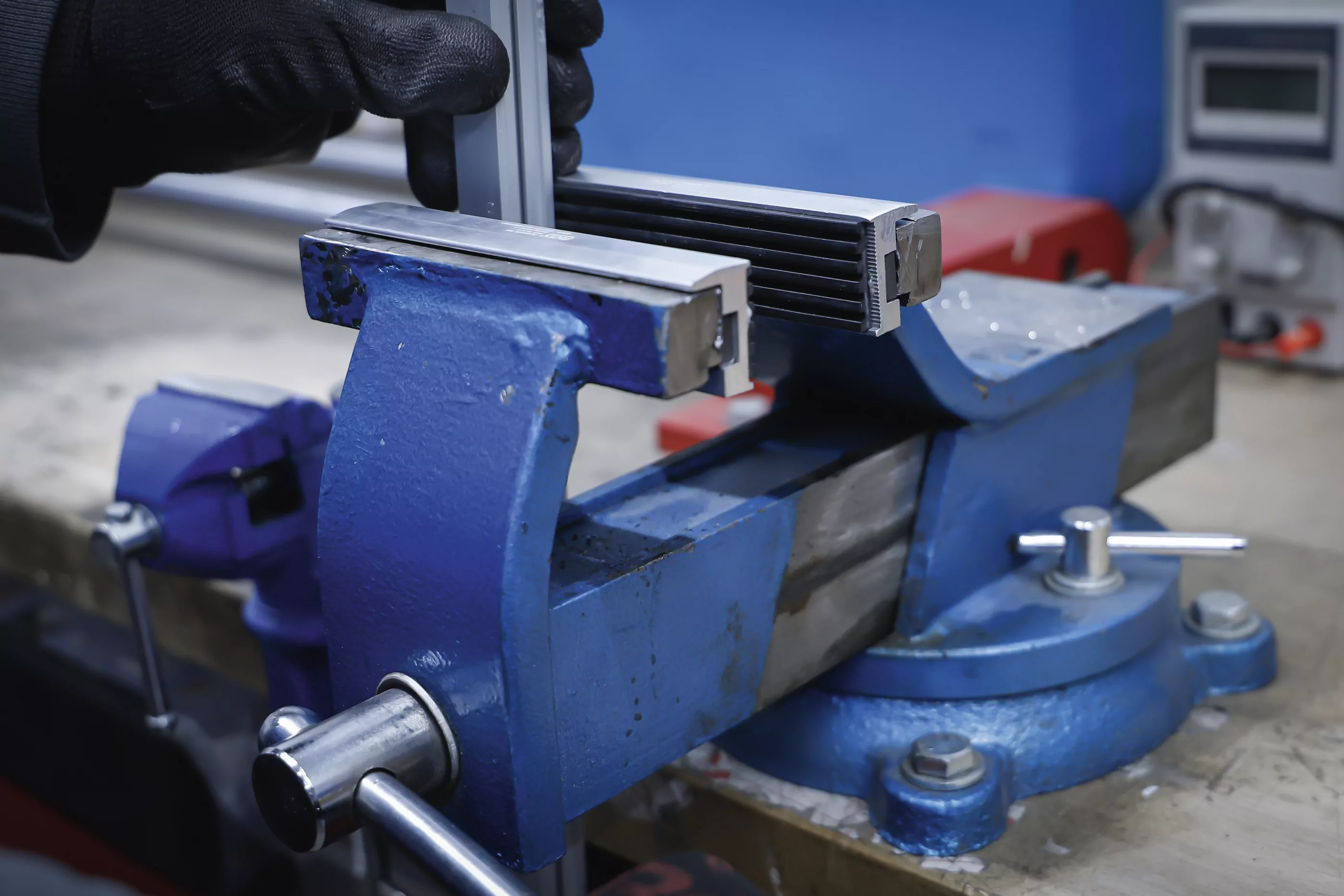 Schraubstock-Schutzbacken | Aluminium | Breite 125 mm | 2-tlg.