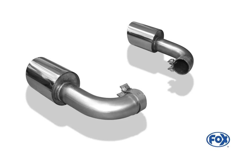 VW Touareg Typ 7P  Endrohrpaar zum Anstecken für den originalen Endschalldämpfer - 1x125 Typ 25 rechts/links