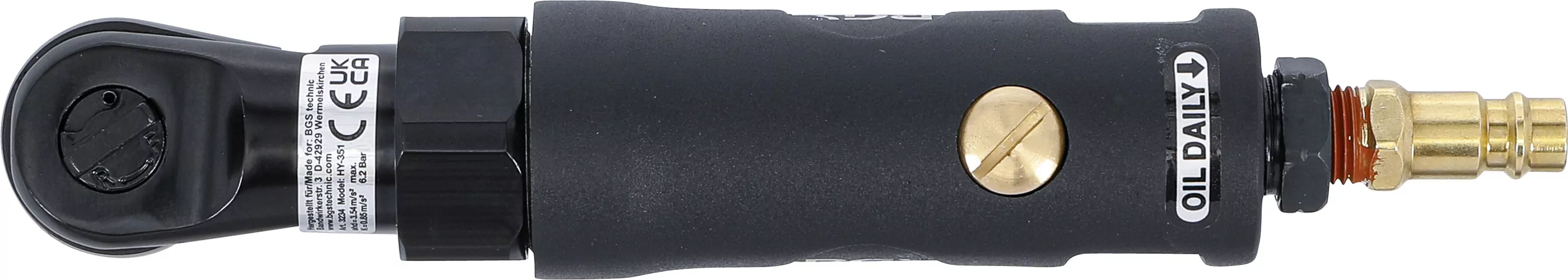 Druckluft-Ratschenschrauber | 6,3 mm (1/4") | 34 Nm