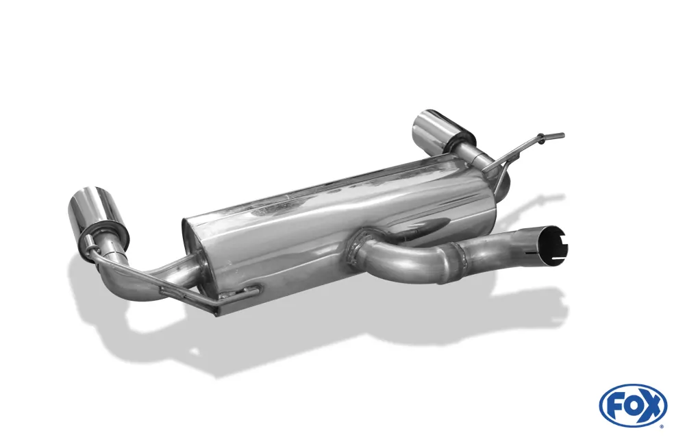 Jeep Wrangler III - JK  Endschalldämpfer quer Ausgang rechts/links - 1x100 Typ 25 rechts/links