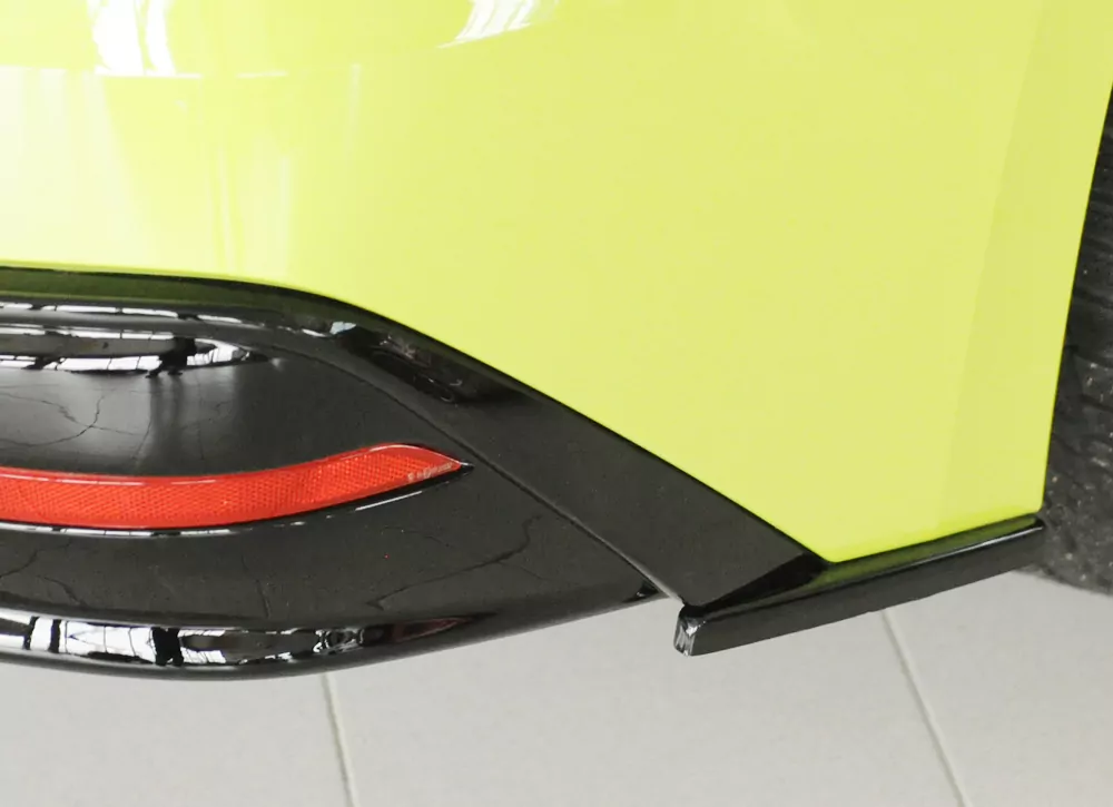 Rieger Heckschürzenansatz seitlich rechts glanz schwarz für Skoda Enyaq iV RS (NY) SUV (5AZ) 07.21-