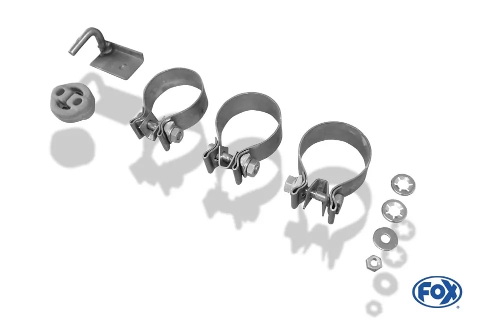 Audi A4 B8 Limousine/ Avant + S-Line  Endschalldämpfer rechts/links zweiflutig inkl. Y-Adapterrohr Ø55mm innen - 2x88x74 Typ 32 rechts/links