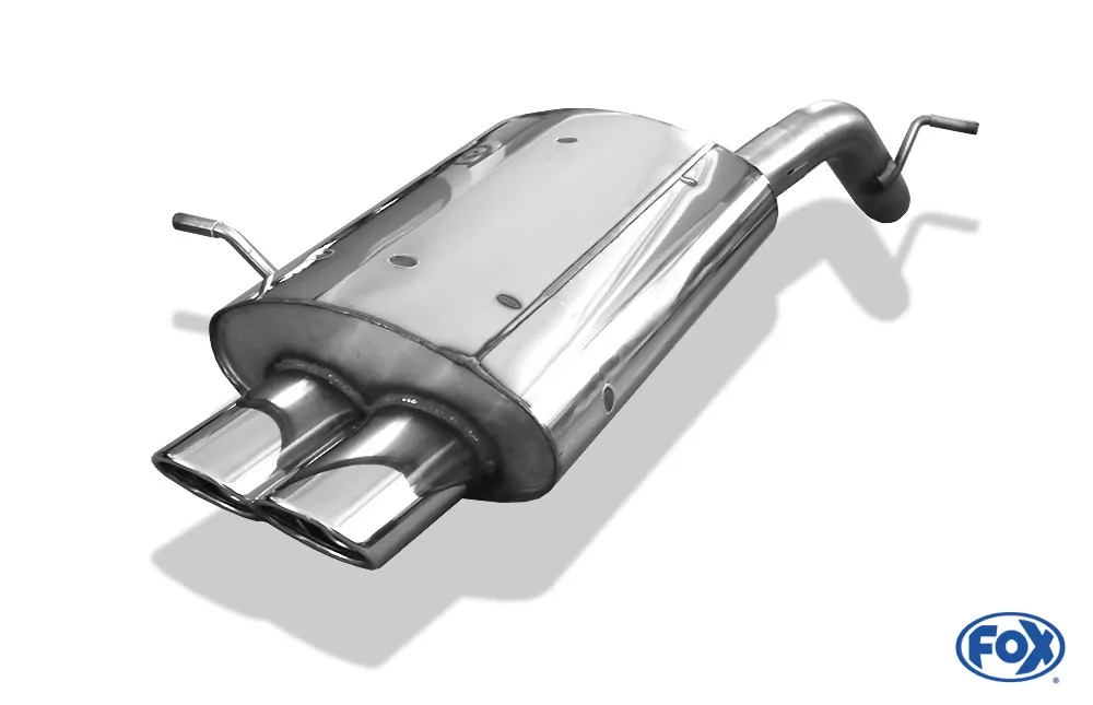 Peugeot 407 - 2,0l 16V  Endschalldämpfer - 2x106x71 Typ 33