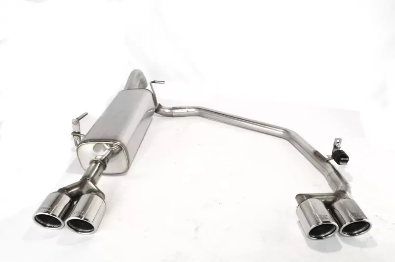 Ulter Sportauspuff für Peugeot RCZ 2010-2012 4 Duplex Endrohre rund Ø90