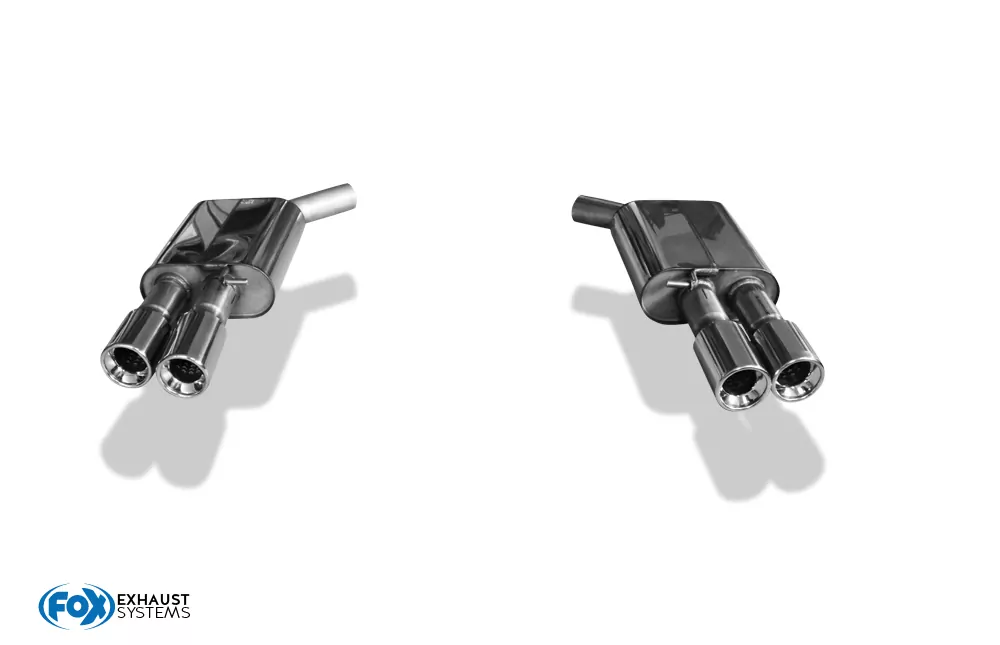 Audi A6 4G - 2,0l TFSI + 2,8l FSI Endschalldämpfer rechts/links zweiflutig - 2x90 Typ 13 rechts/links
