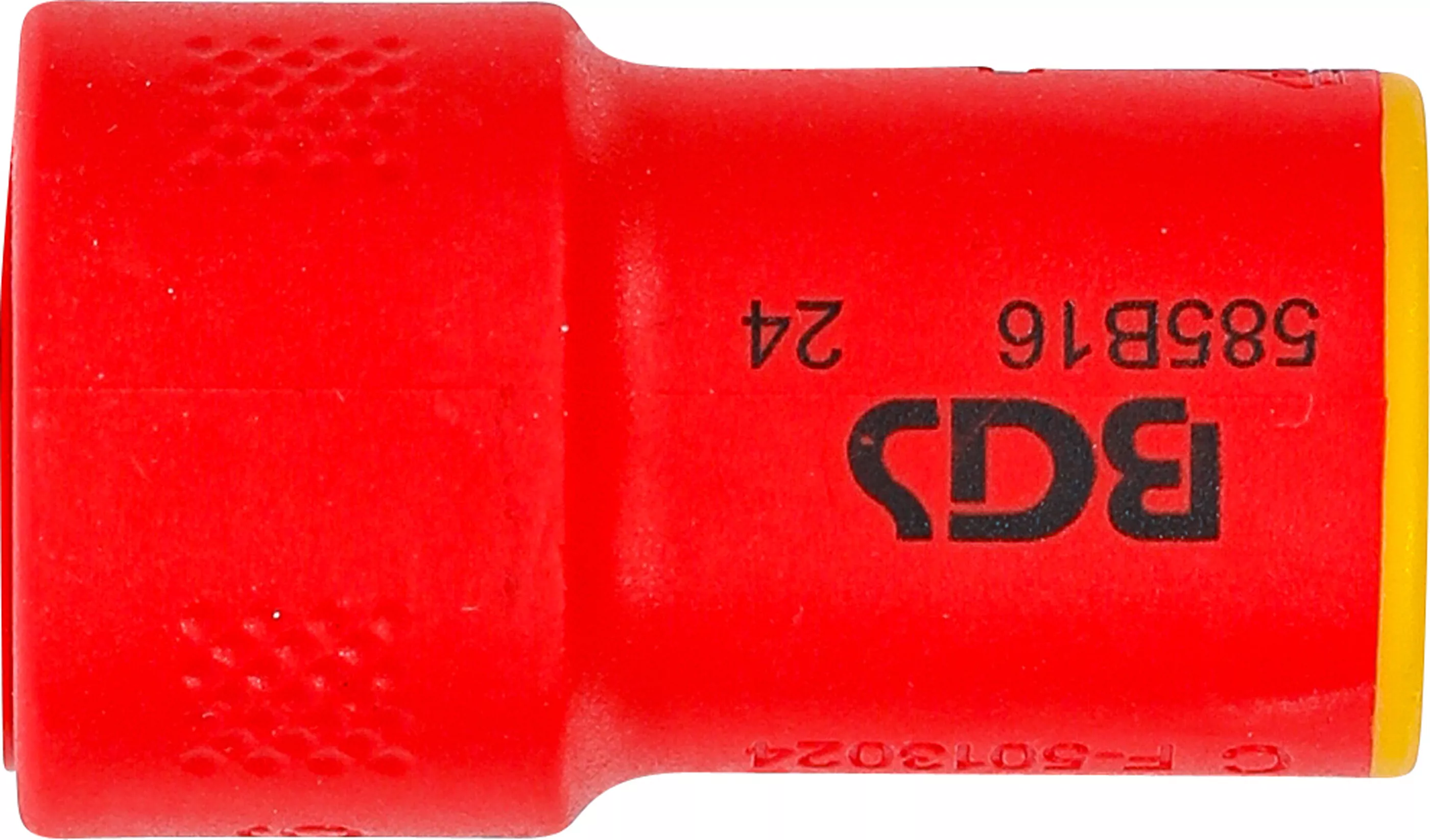 VDE-Steckschlüssel-Einsatz Sechskant | Antrieb Innenvierkant 10 mm (3/8") | SW 16 mm