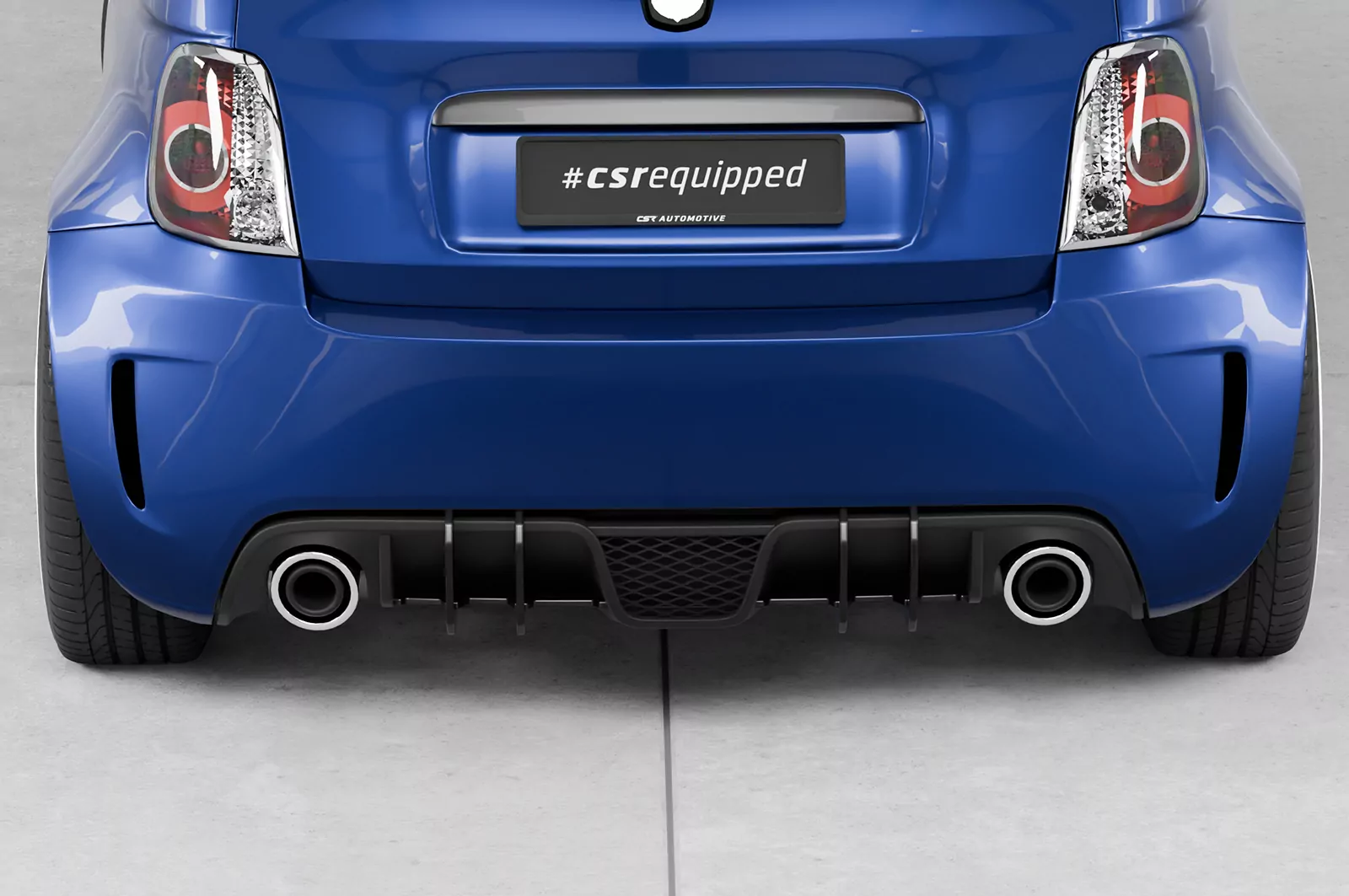 Racing Diffusor / Heckansatz für Fiat 500 Abarth 595 HA323