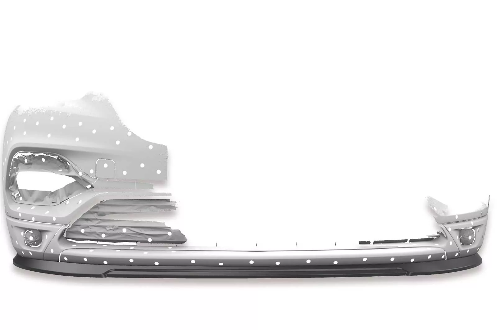 Cup-Spoilerlippe für Opel Grandland X CSL441-M Carbon Look (matt)