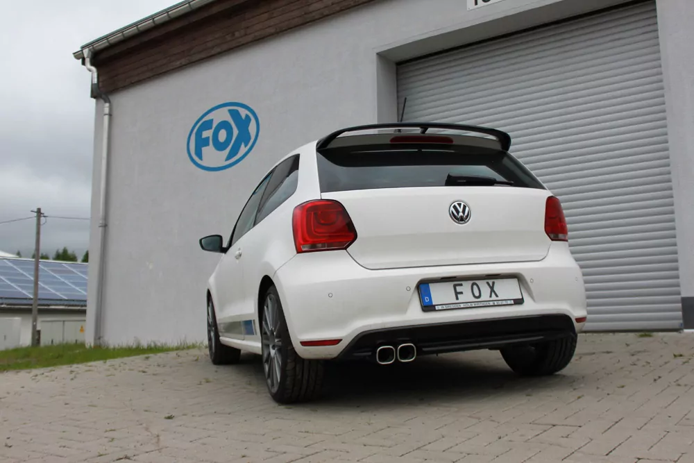 VW Polo 6R - WRC  Endschalldämpfer 63,5mm - 2x88x79 Typ 70