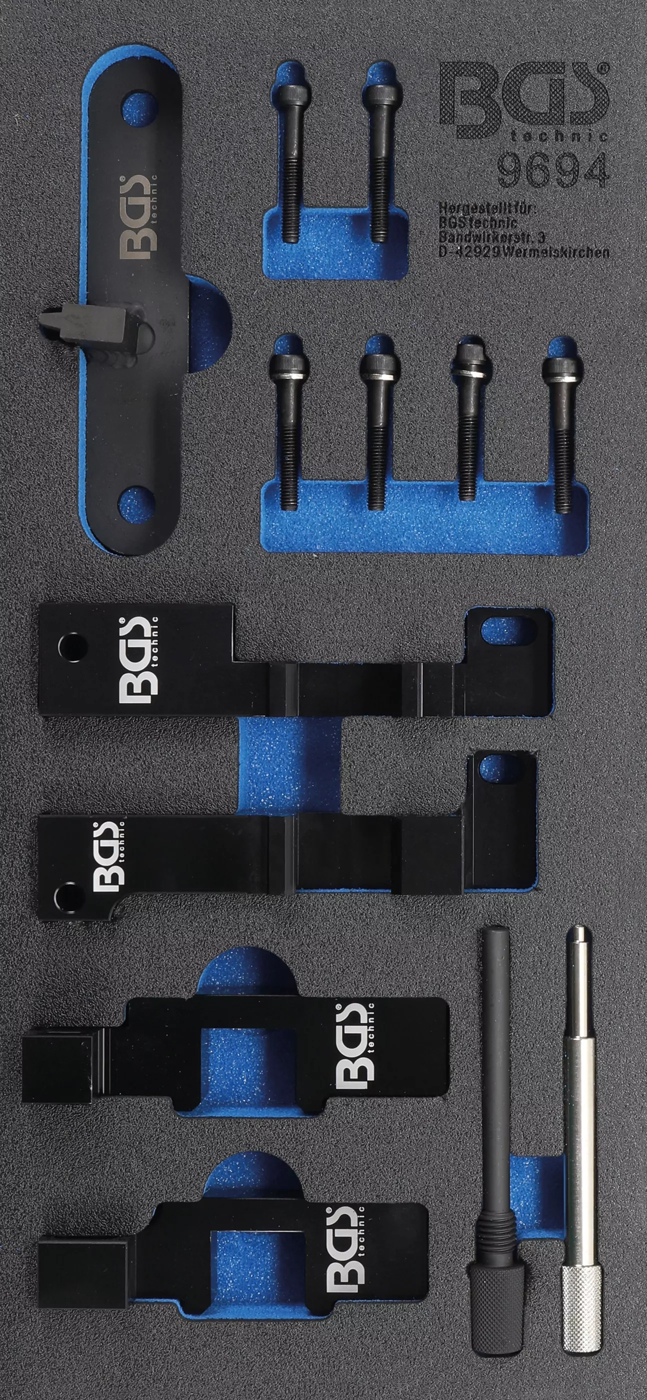 Werkstattwageneinlage 1/3: Motor-Einstellwerkzeug-Satz | für Land Rover 3.6 TD V8