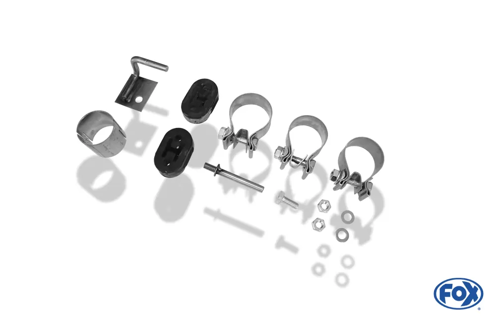 VW Bus T4  Endschalldämpfer rechts/links einflutig - 160x80 Typ 53 rechts/links