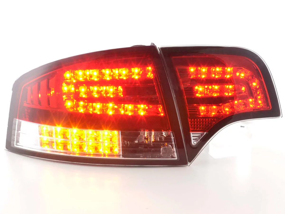 LED Rückleuchten Set Audi A4 Limousine Typ 8E Bj. 04-07 rot/klar