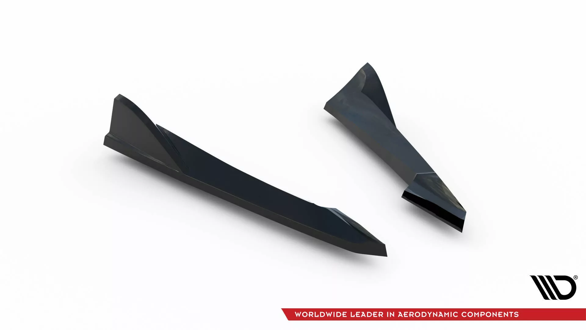 Heck Ansatz Flaps Diffusor V.2 Für Audi S4 Limousine B8 Schwarz Hochglanz