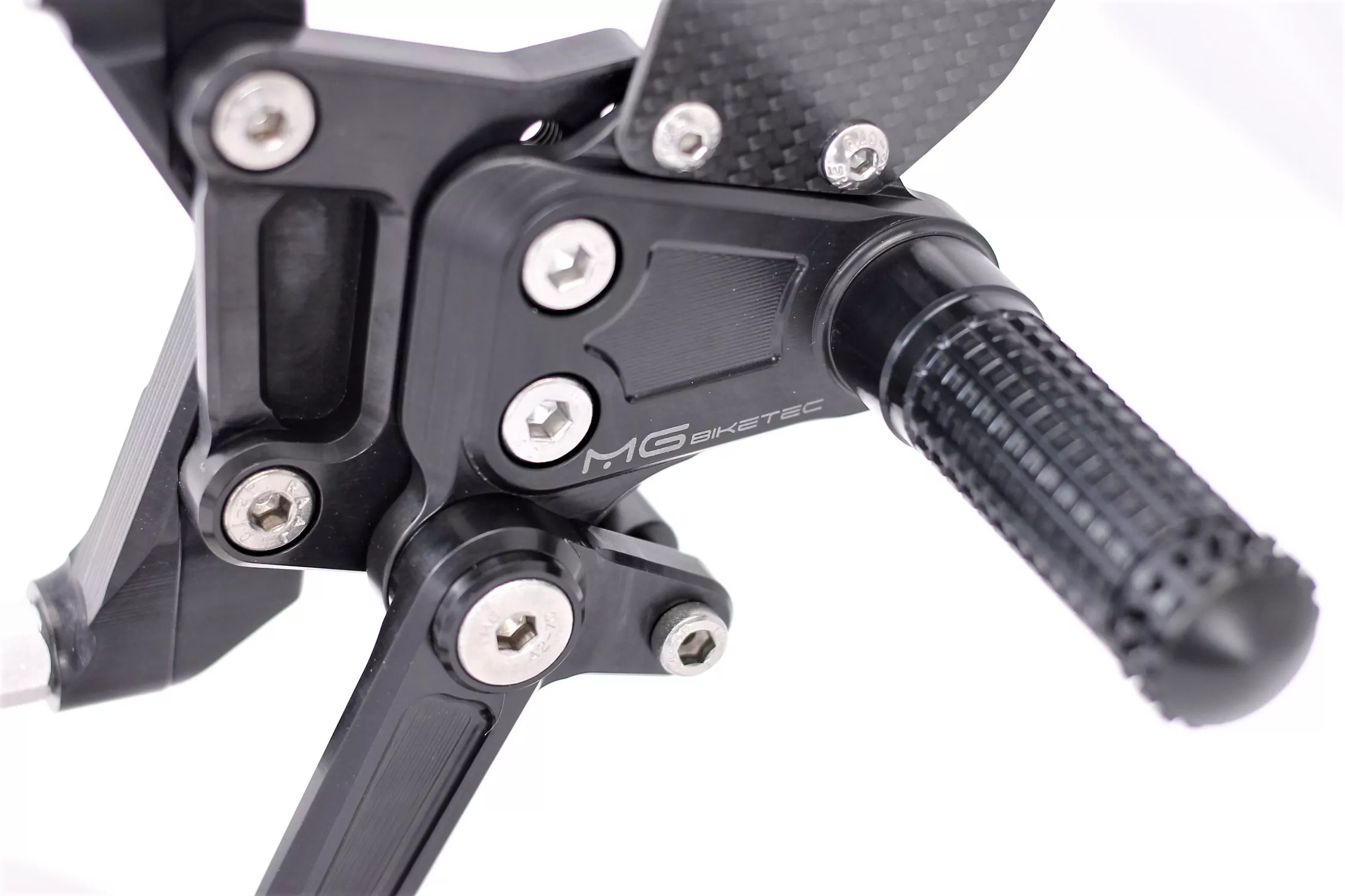 MG Biketec Sportfussrastenanlage / Rastenanlage / Fußrastenanlage mit ABE, gültig in D - A - CH für Ducati 959 Panigale V2 ab 2016-2019