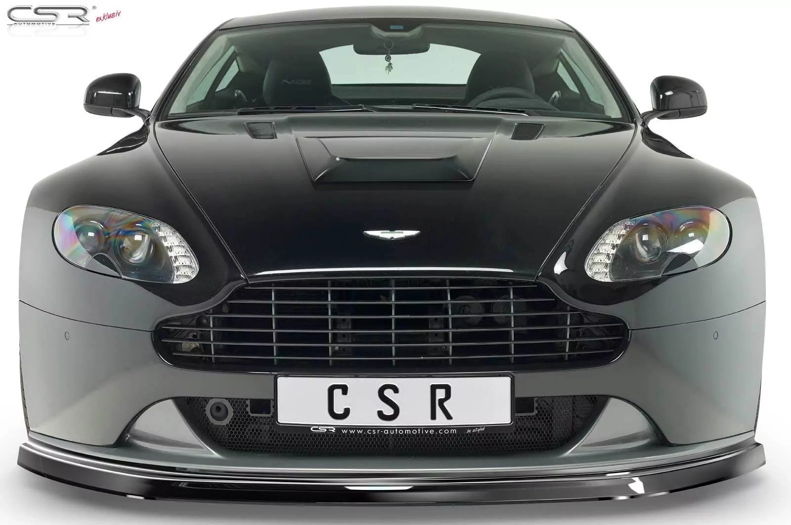 Cup-Spoilerlippe mit ABE für Aston Martin Vantage CSL392-M Carbon Look (matt)