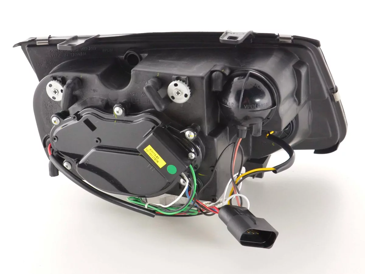 Scheinwerfer Set Daylight LED TFL-Optik VW Bora Typ 1J Bj. 99-04 chrom