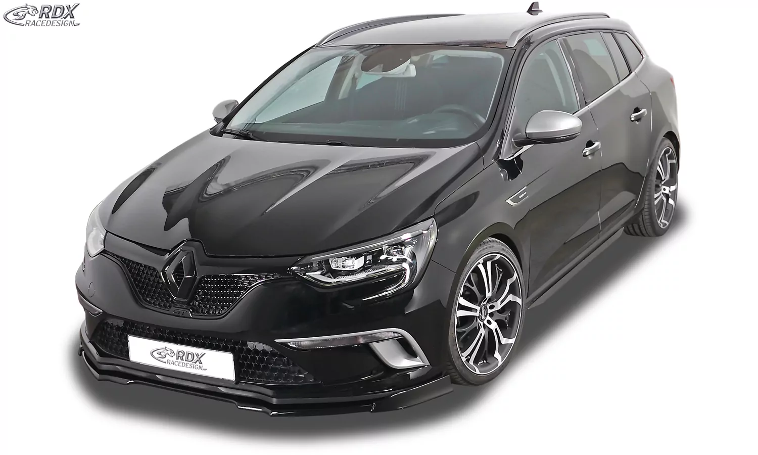 RDX Frontspoiler VARIO-X für RENAULT Megane 4 Limousine & Grandtour für GT & GT-Line Frontlippe Front Ansatz Vorne Spoilerlippe