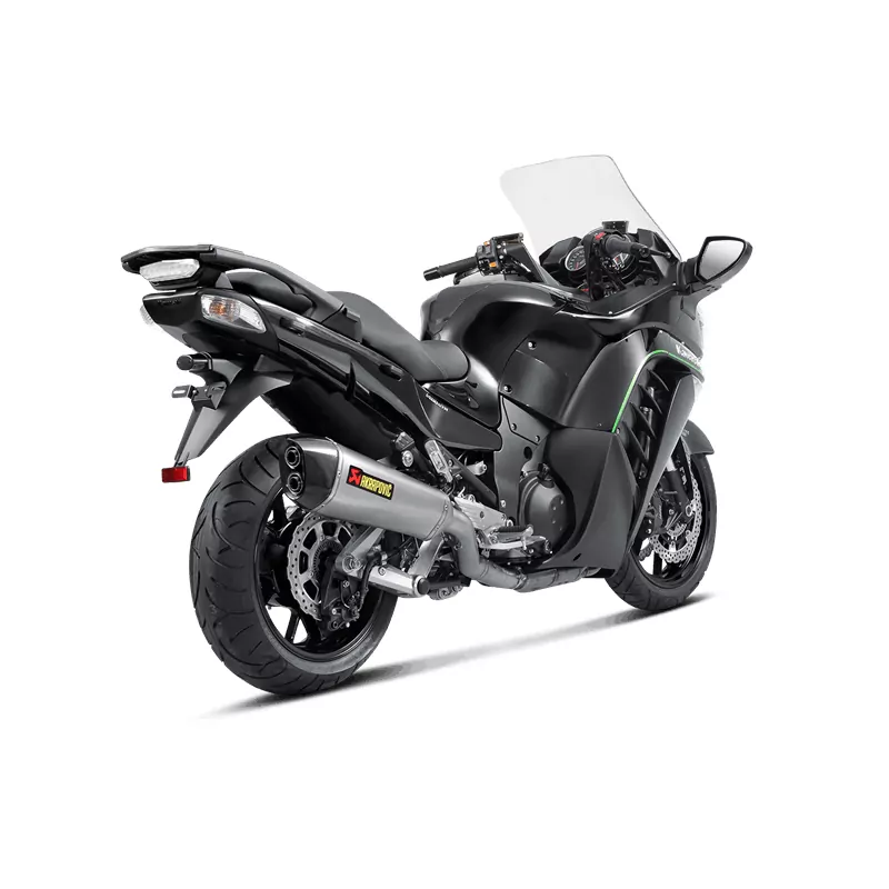Akrapovic Slip-On Line (Titanium) Auspuff für Kawasaki 1400 GTR Modelljahr 2008-2017