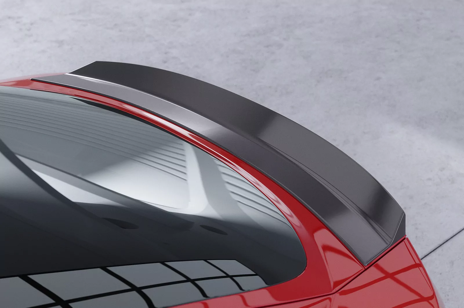 Heckflügel mit ABE für Audi TT / TTS (FV/8S) HF899 Schwarz Strukturiert