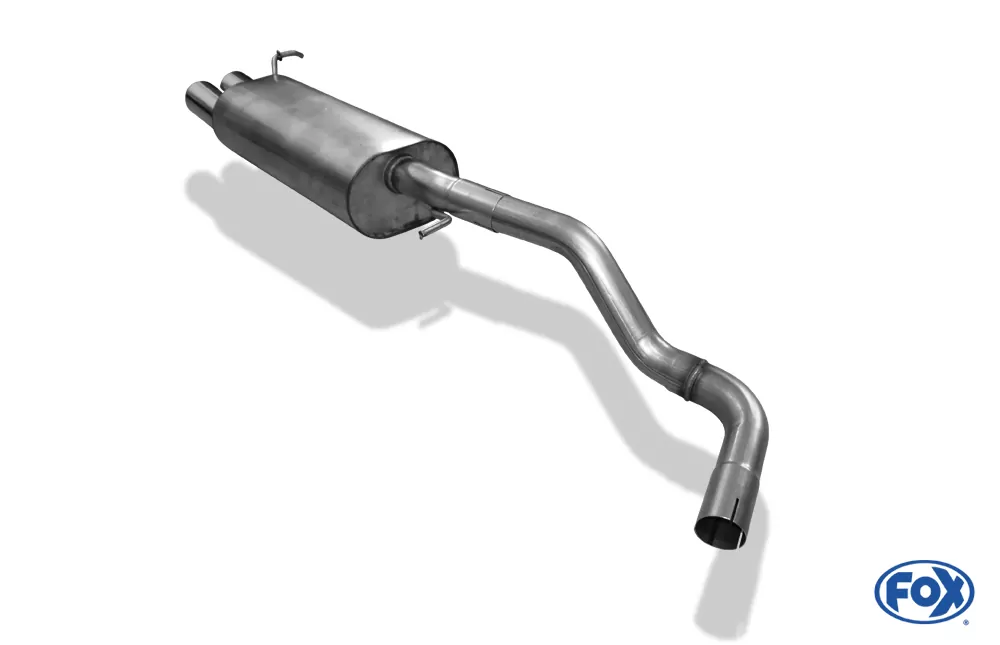 Seat Leon Typ 1M  Endschalldämpfer - 2x76 Typ 13