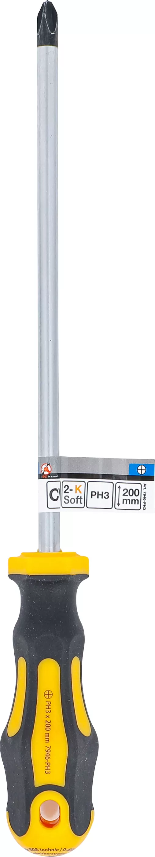 Schraubendreher | Kreuzschlitz PH3 | Klingenlänge 200 mm