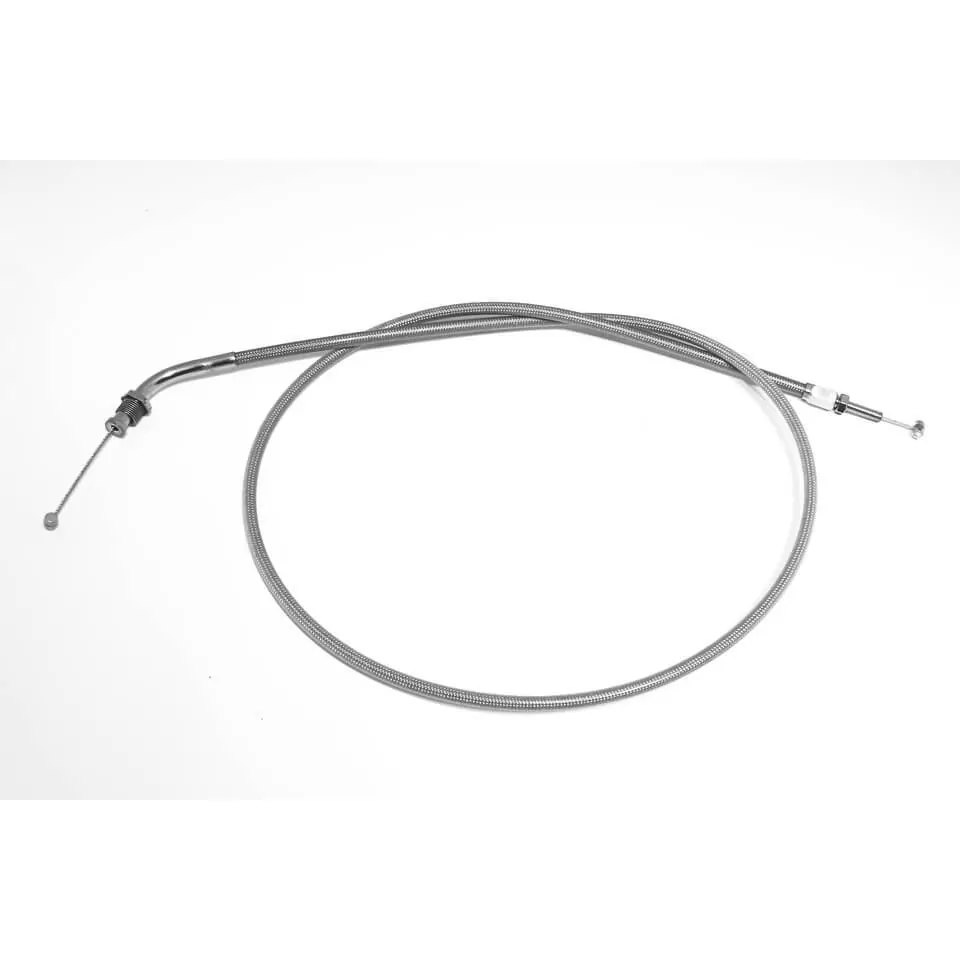 MOTORRAD NIELSEN Steel Flex Throttle Cable Closing, Honda VT 750 C,04-07, 150mm Extended.