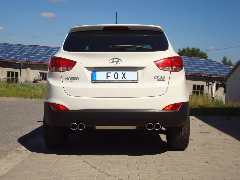 Hyundai ix35  Endschalldämpfer Ausgang rechts/links - 2x80 Typ 16 rechts/links