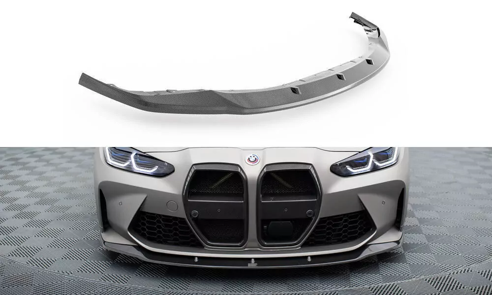 Prepreg Carbon Fiber Front Ansatz V.3 Für BMW M4 G82  / M3 G80
