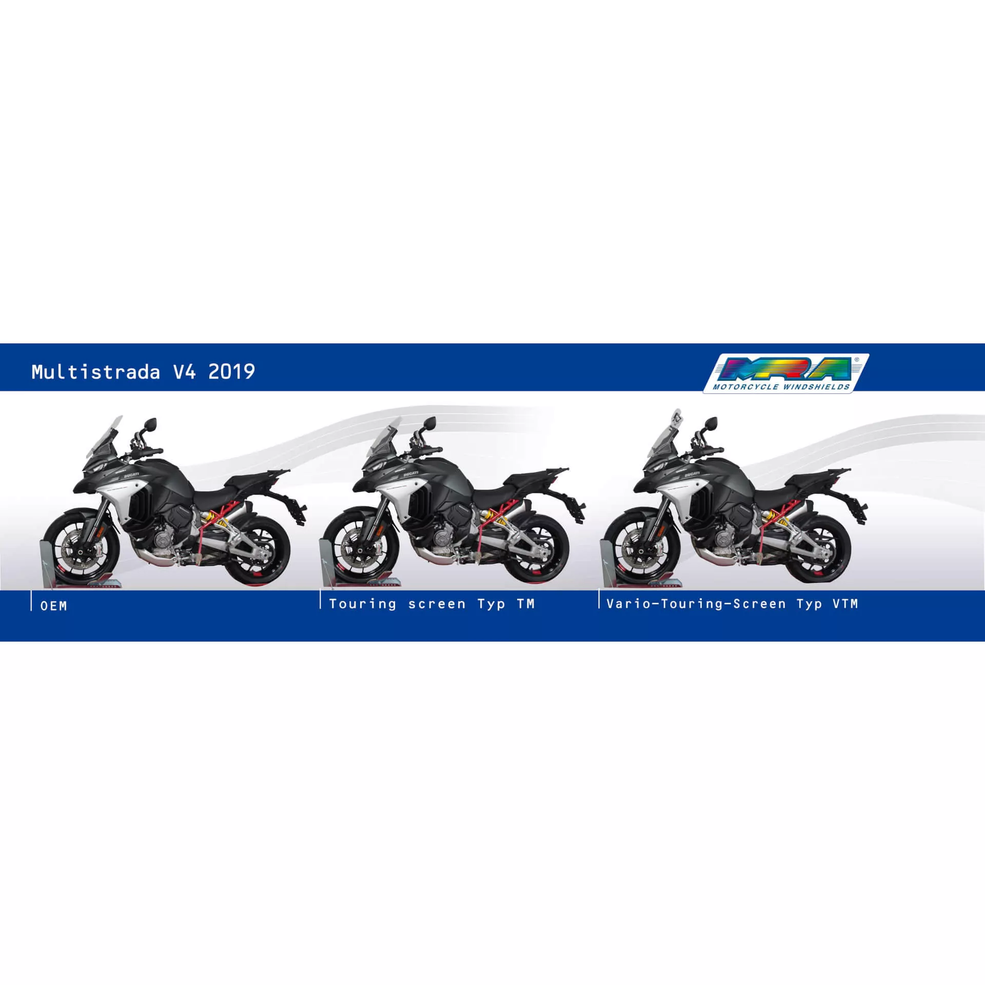 MRA Vario-Touringscheibe VTM, MULTISTRADA V4 / PIKES PEAK, 21- mit ABE