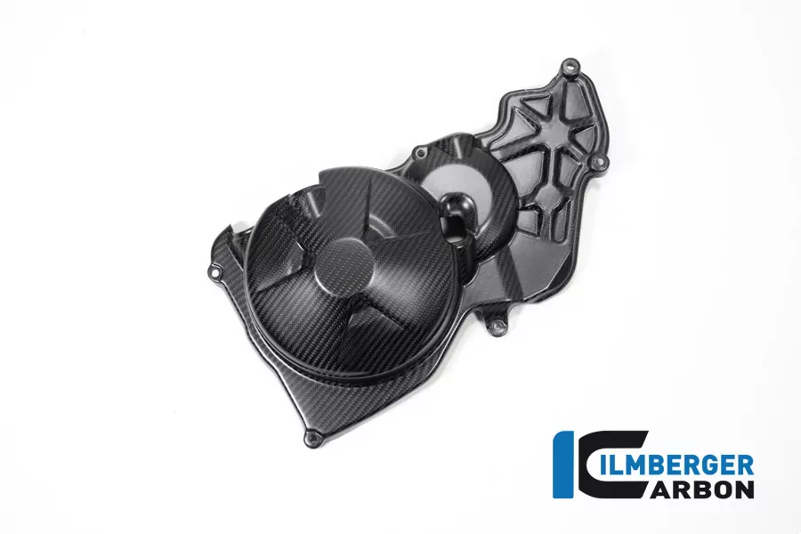Ilmberger Carbon Kupplungsdeckelabdeckung matt für Aprilia RSV4 / Tuono V4 2021-