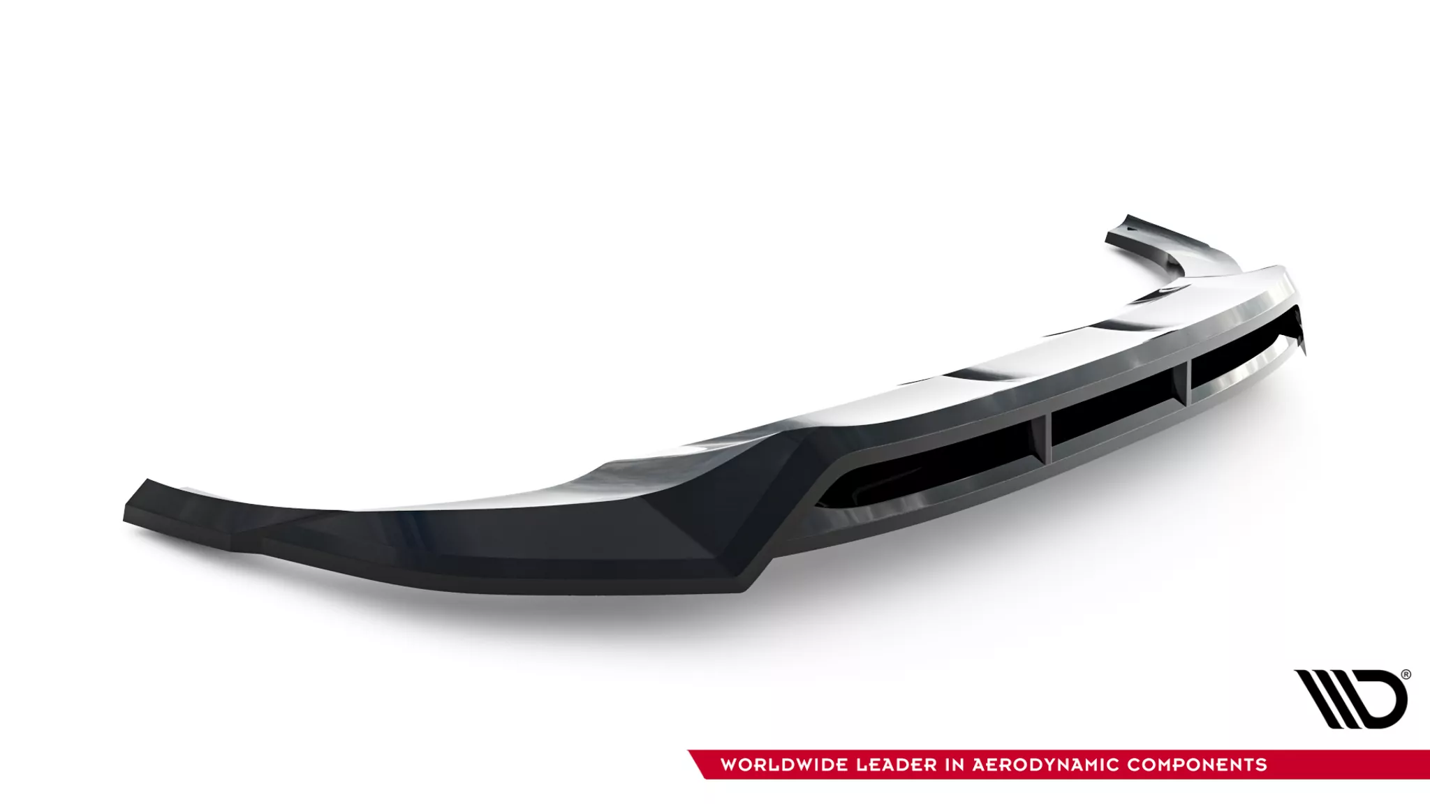 Front Ansatz Für Audi Q8 Mk1 Facelift Schwarz Hochglanz