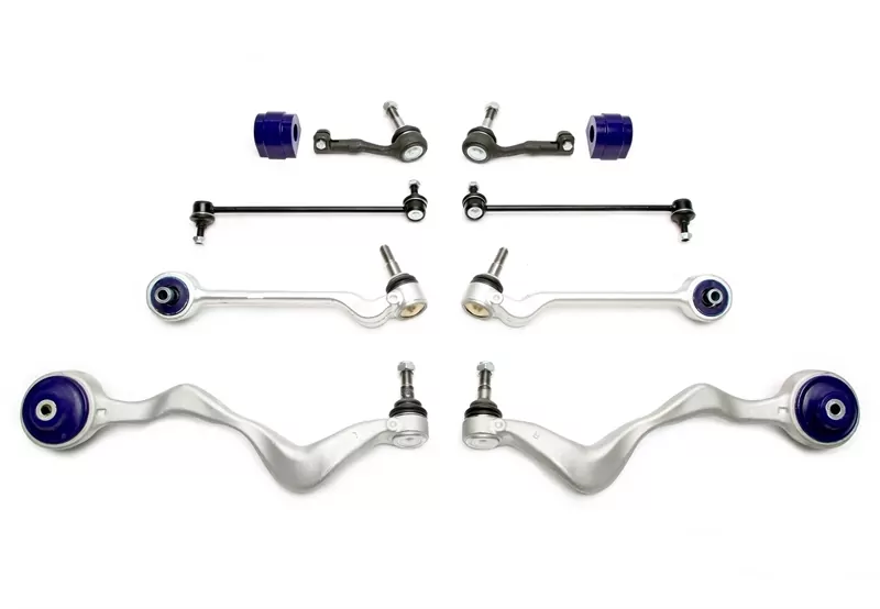 TA Technix Querlenker Set mit PU Buchsen passend für BMW 1er (E81/E82/E88) / 3er Serie (E90-E93)