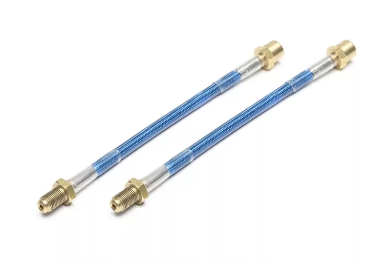 TA Technix Stahlflex-Bremsleitung Hinterachse / passend für Audi 80 / Cabriolet / Seat Ibiza / Cordoba / Toledo / VW Corrado / Golf / Jetta / Vento / Passat / Santana / Transporter T4 / Vorderachse nur Audi Quattro