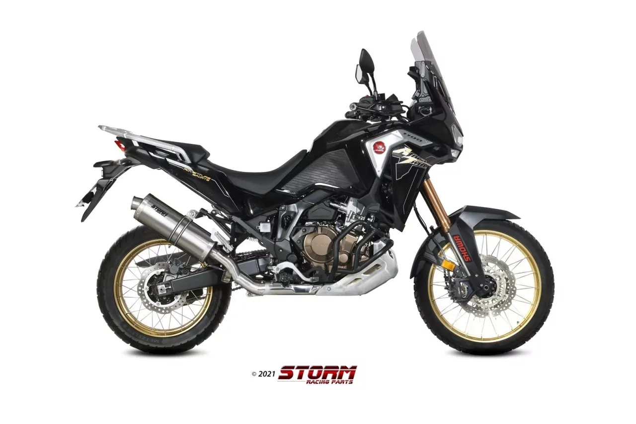 Storm By MIVV OVAL Edelstahl HONDA CRF 1100 L AFRICA TWIN 20-21