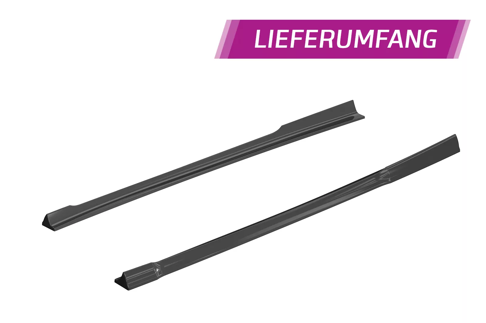 Seitenschweller für Ford Focus MK2 ST / Sport SS478 Schwarz Strukturiert