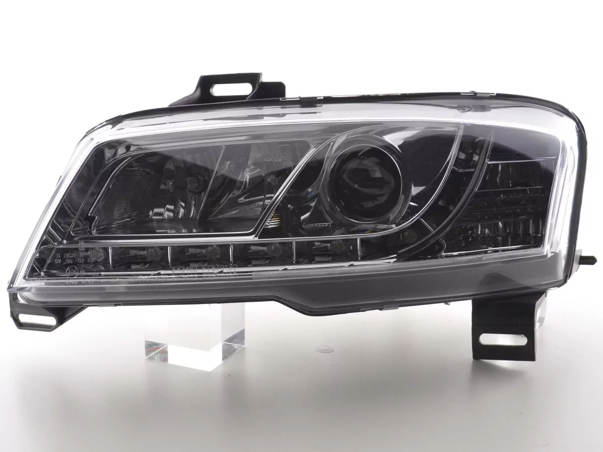 Scheinwerfer Set Daylight LED Tagfahrlicht Fiat Stilo Bj. 01-06 chrom