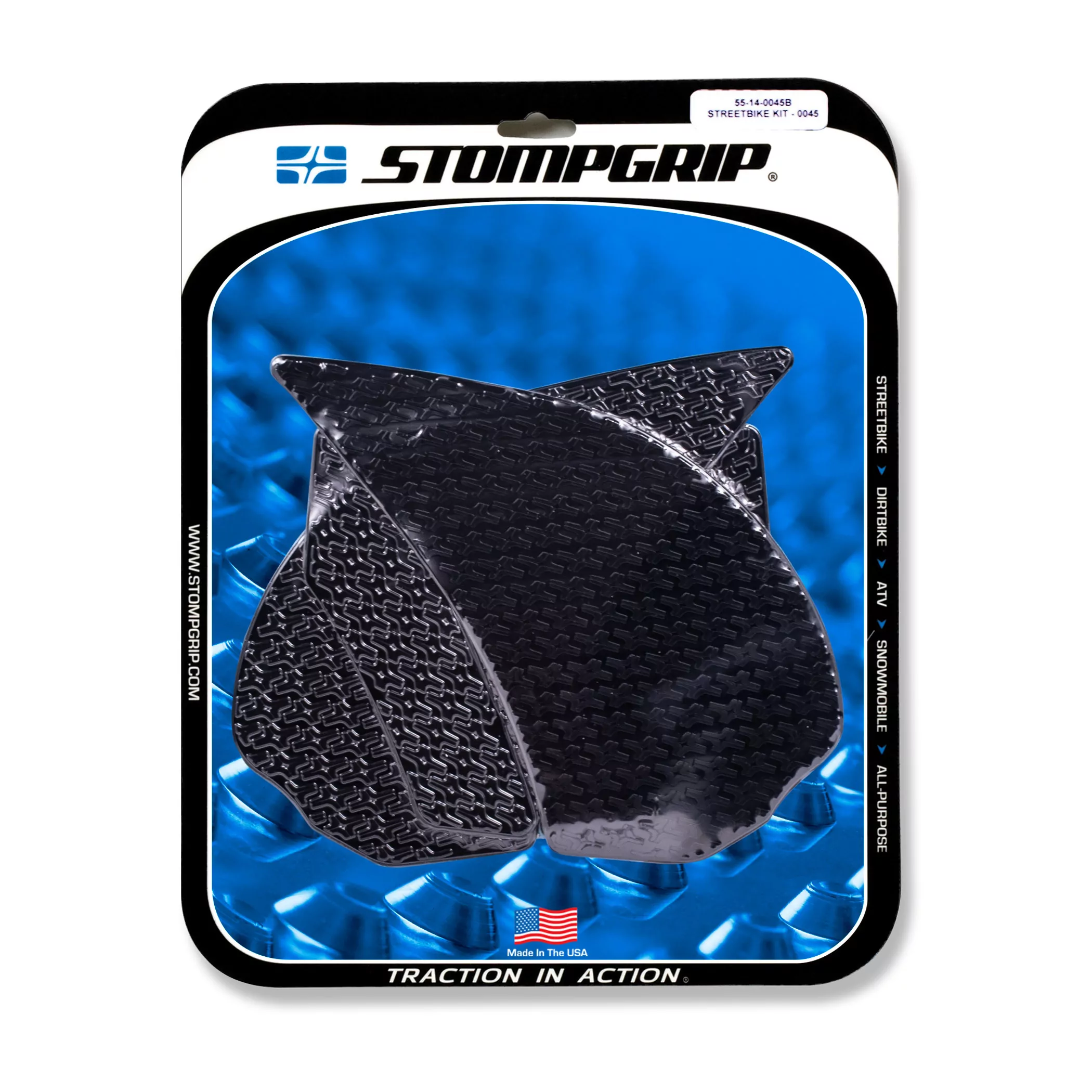 Stompgrip Traction Pad Icon für Kawasaki Z1000 SX 11-17 Schwarz