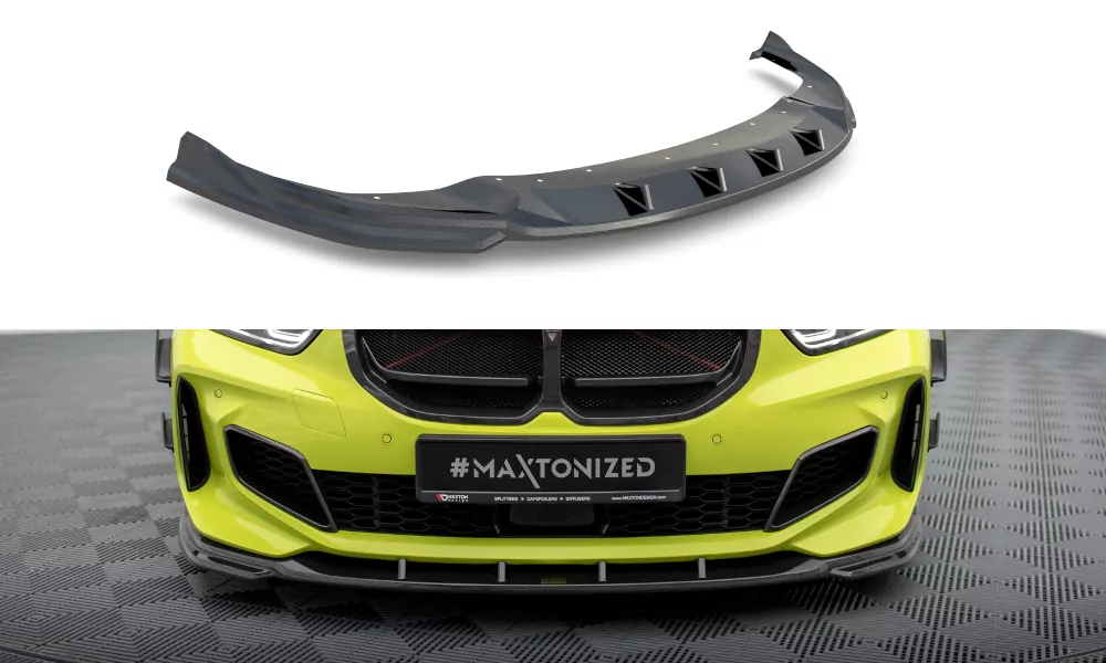 Prepreg Carbon Fiber Front Ansatz Für BMW 1er M-Paket / M135i / 128ti F40