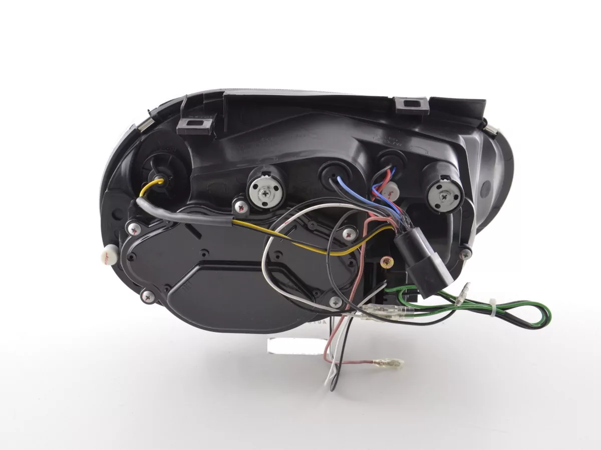 Scheinwerfer Set Daylight LED TFL-Optik VW Golf 4 Typ 1J Bj. 98-03 schwarz für Rechtslenker