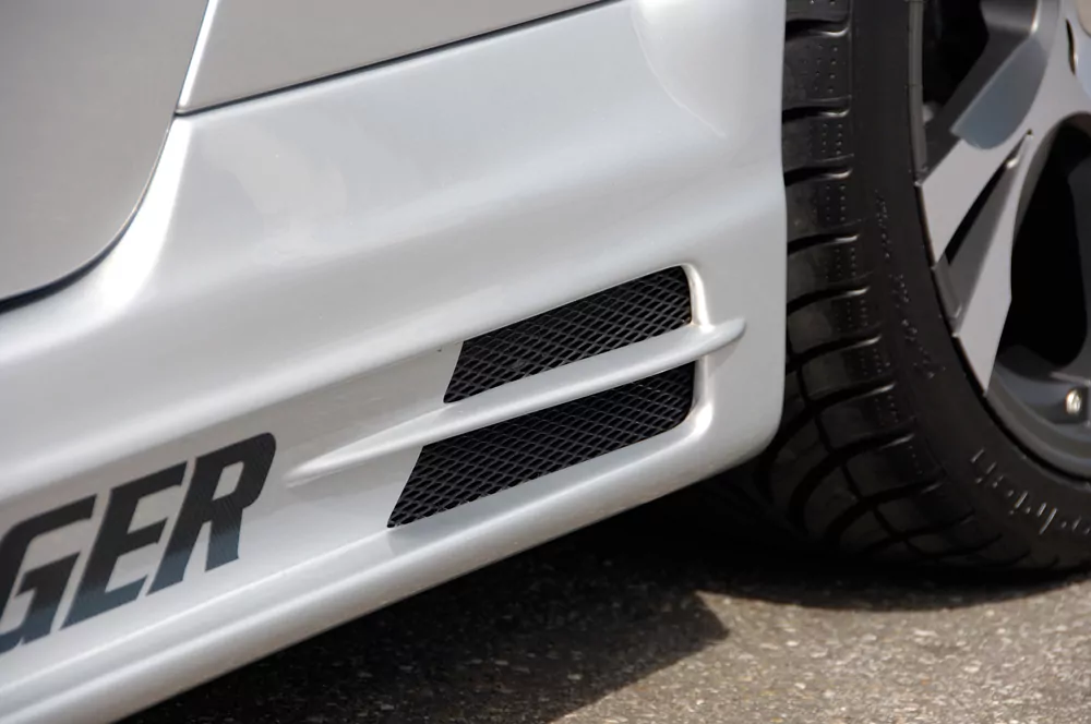 Rieger Seitenschweller rechts  matt schwarz für Audi TT (8N) Coupé 98-03