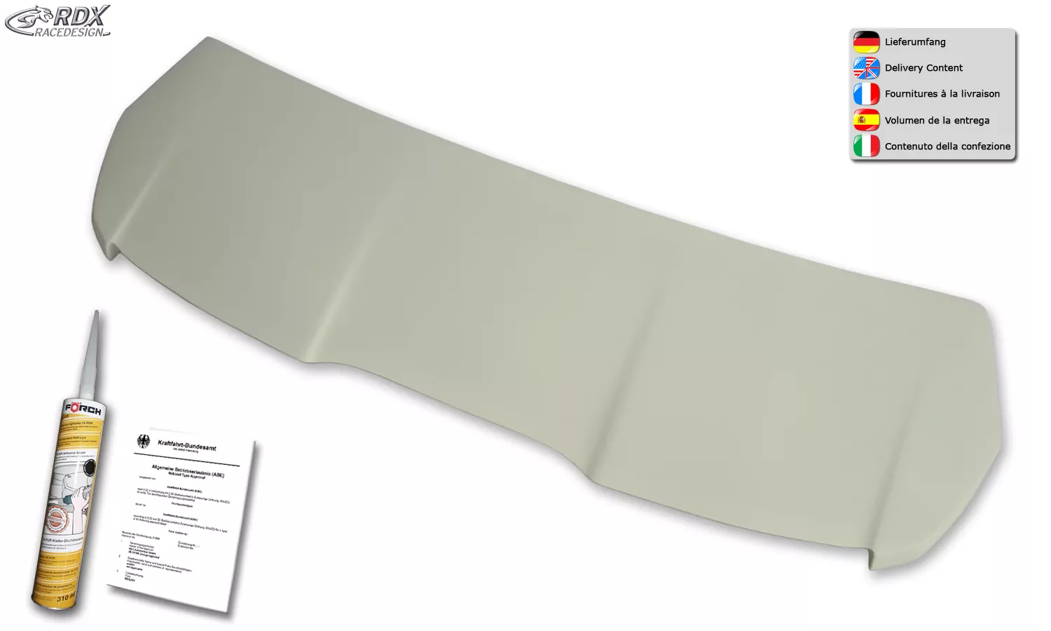 RDX Heckspoiler für FORD EcoSport Dachspoiler Spoiler