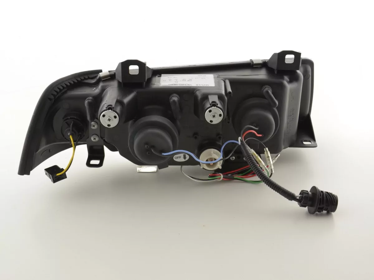 Scheinwerfer Set Daylight LED Tagfahrlicht BMW 3er E36 Limousine Bj. 92-98 chrom