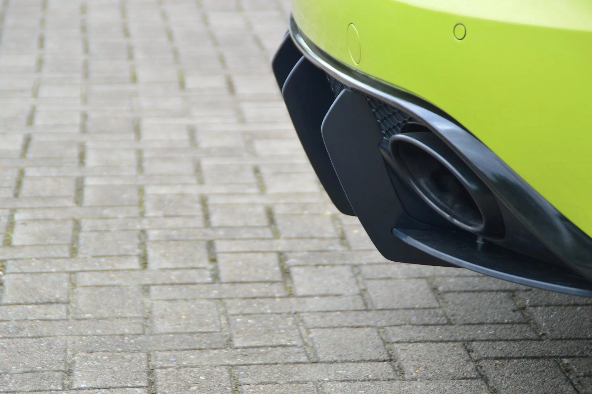 Racing Heckansatz Diffusor mit Seitenteilen für Audi RS4 B8