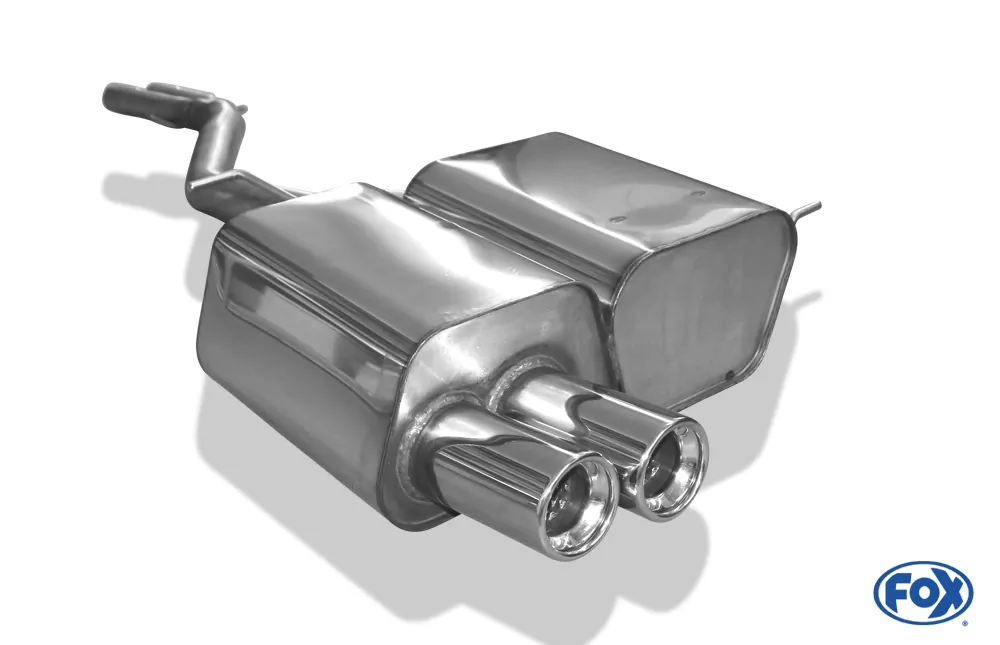 BMW Z4 E85  Endschalldämpfer inkl. Y-Verbindungsrohr 2x50mm - 2x80 Typ 13