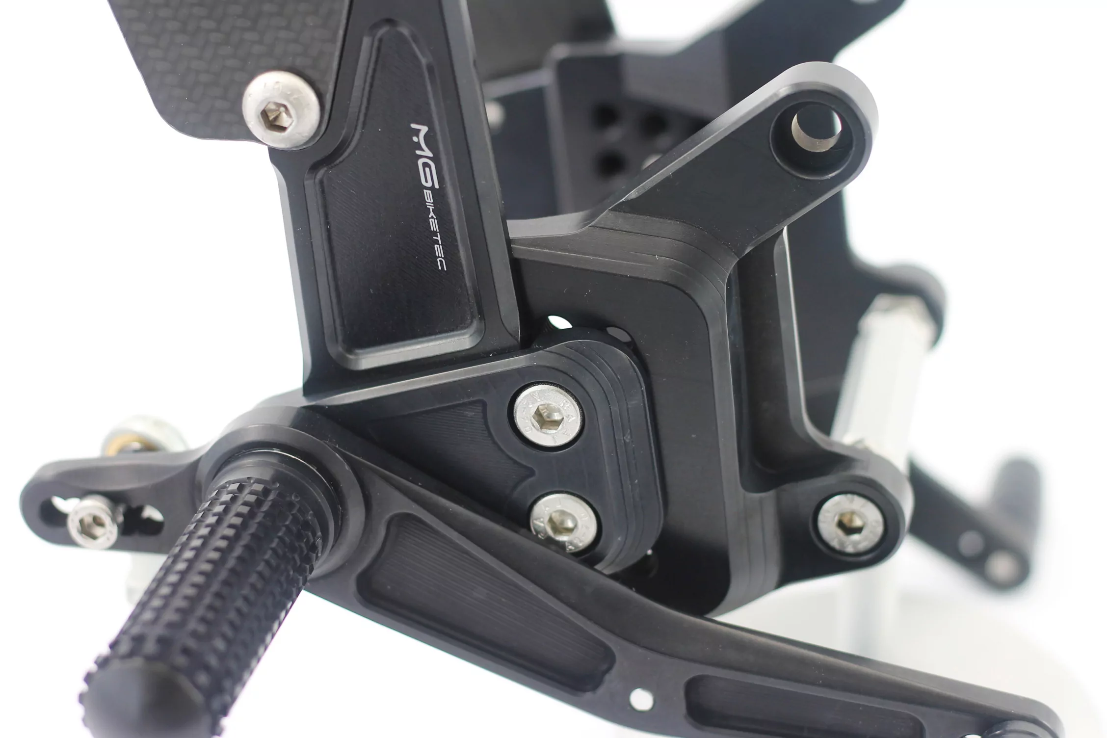 MG Biketec Sportfussrastenanlage / Rastenanlage / Fußrastenanlage mit ABE, gültig in D - A - CH für Kawasaki ZX-10R ab 2016-2020