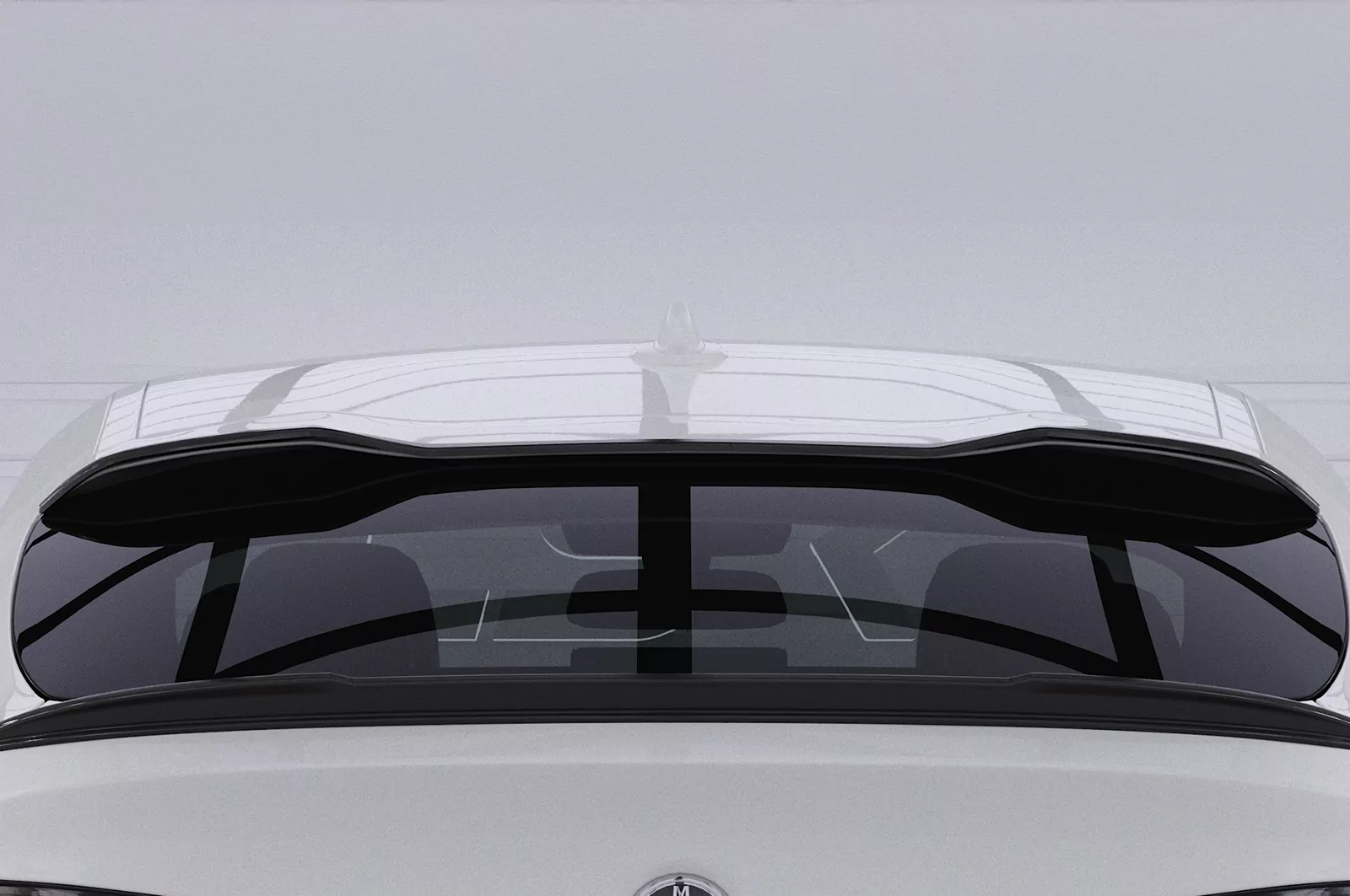 Heckflügel mit ABE für BMW X4 G02 HF929 Schwarz Strukturiert