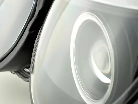 Scheinwerfer Set Mercedes E-Klasse Typ W210 Bj. 99-01 schwarz für Rechtslenker