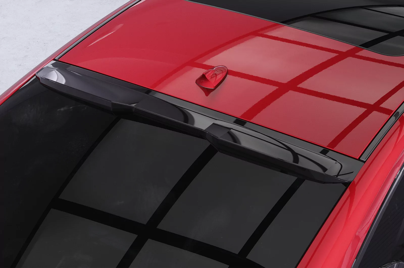 Heckscheibenblende für Infiniti Q60 Coupe HSB108 Schwarz Strukturiert