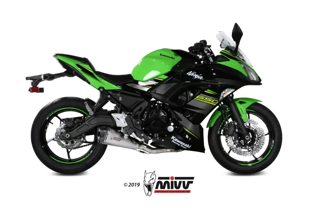 MIVV DELTA RACE Edelstahl KAWASAKI Z650-Ninja 650 17-23